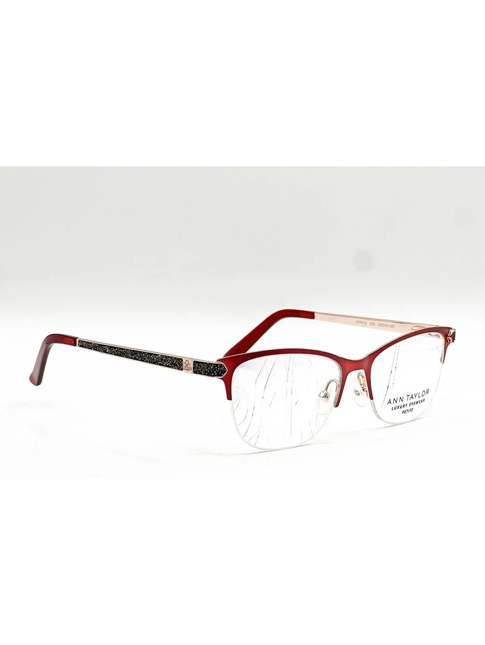 Ann Taylor Atp012 C02 Burgundy Authentic Eyeglasses 50-16-130